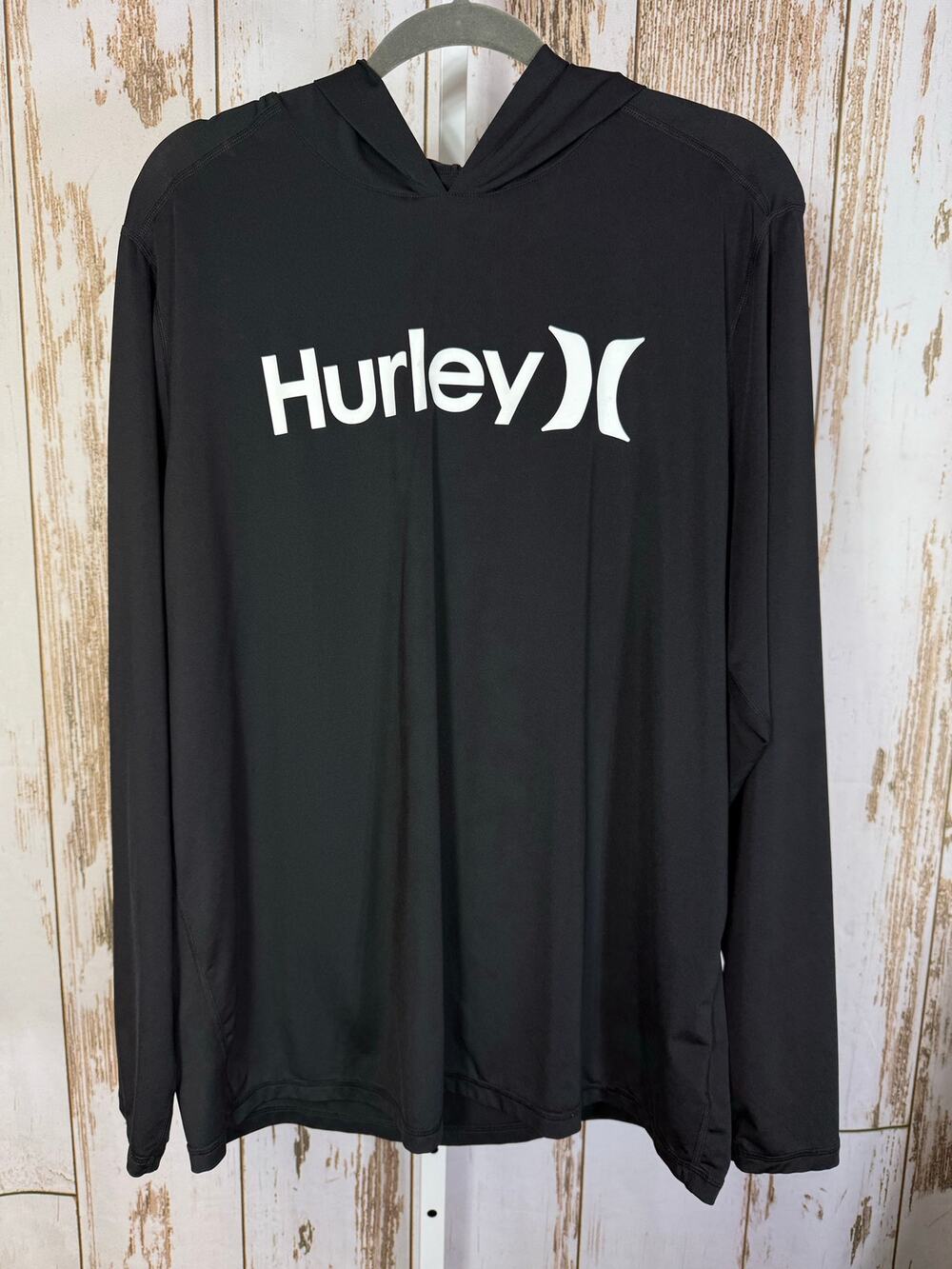 Hurley, Hooded Long Sleeve Shirt. UPF 50+. Excellent condition!